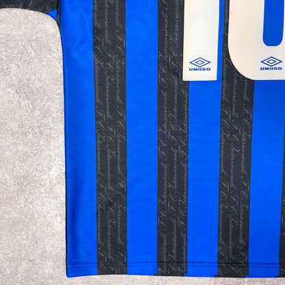 【正規品1997-1998 Umbro Inter home Ronaldo #10】