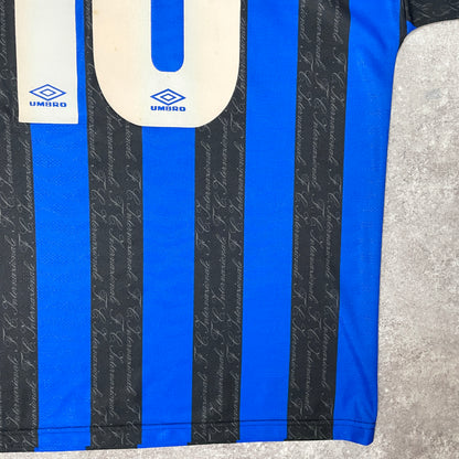 【正規品1997-1998 Umbro Inter home Ronaldo #10】