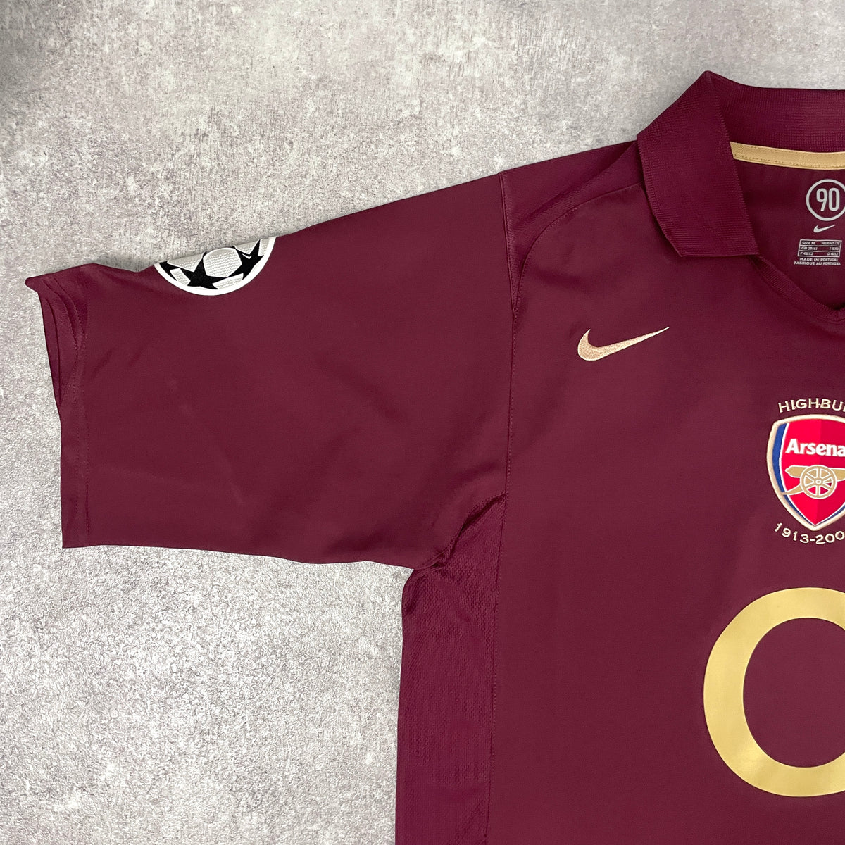 【BNWT正規品2005-2006 NIKE Arsenal home BERGKAMP #10 Last Highbury】