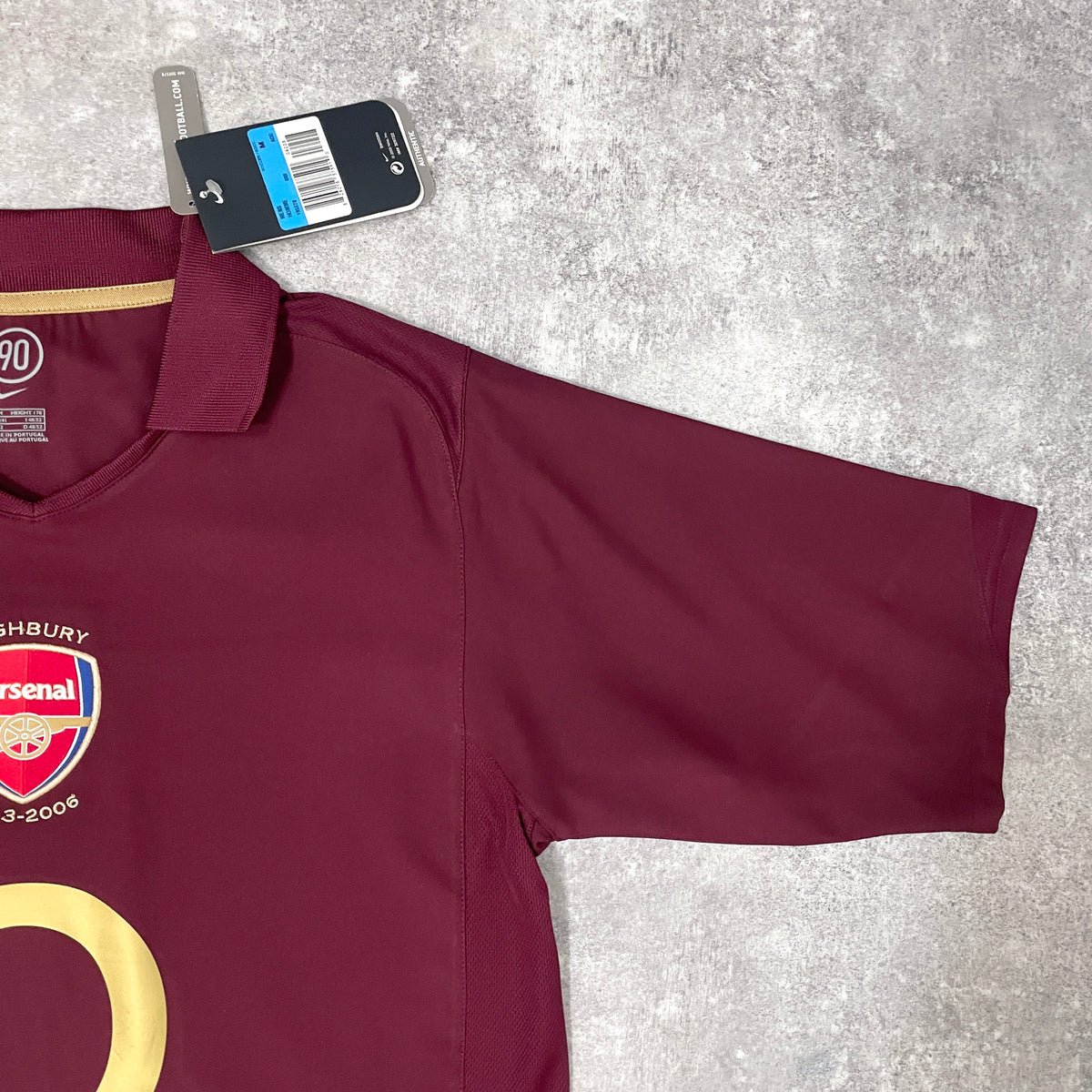 【BNWT正規品2005-2006 NIKE Arsenal home BERGKAMP #10 Last Highbury】