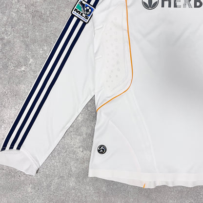 【正規選手支給品2007 adidas LA Galaxy home L/S Beckham #23】