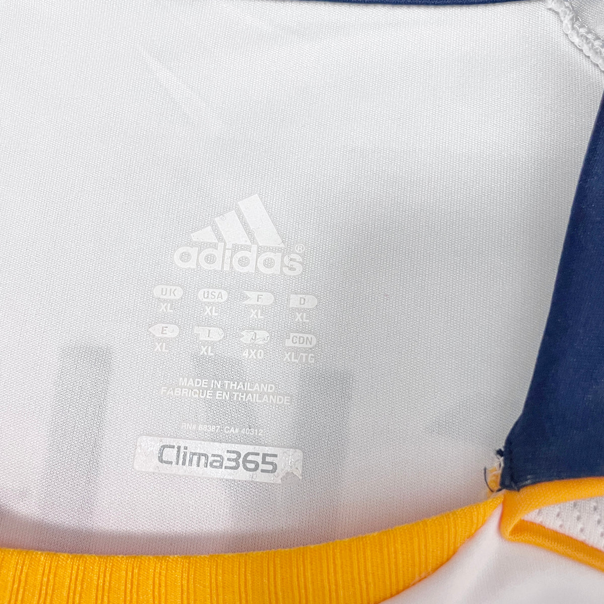 【正規選手支給品2007 adidas LA Galaxy home L/S Beckham #23】
