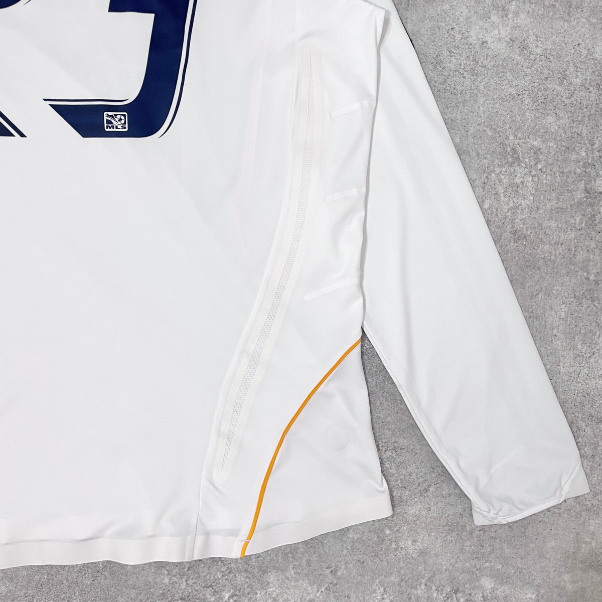 【正規選手支給品2007 adidas LA Galaxy home L/S Beckham #23】