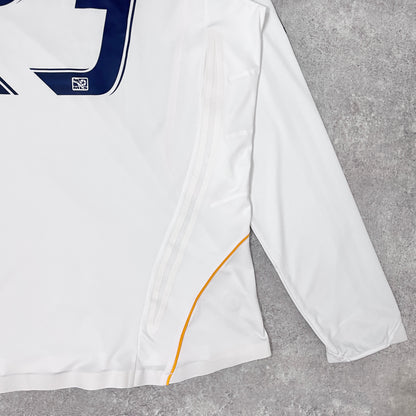 【正規選手支給品2007 adidas LA Galaxy home L/S Beckham #23】