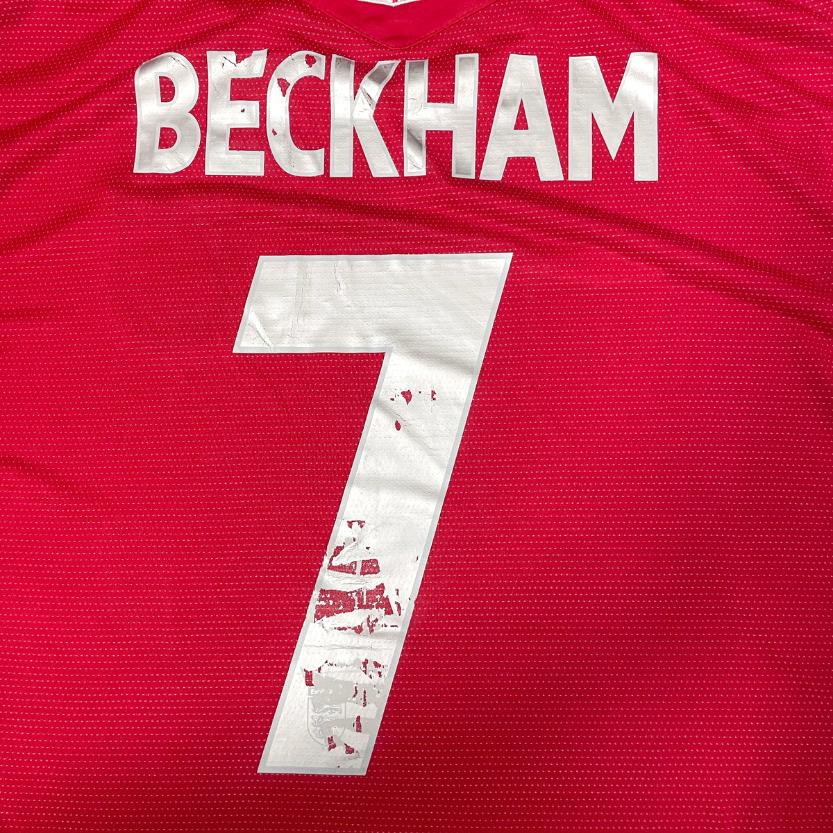 【正規選手支給品2004-2006 Umbro England away L/S Beckham #7】