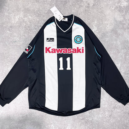 【BNWT正規選手支給品2003 asics ヴィッセル神戸 home L/S #11】