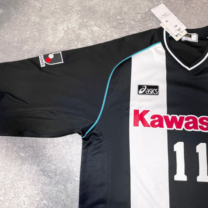 【BNWT正規選手支給品2003 asics ヴィッセル神戸 home L/S #11】