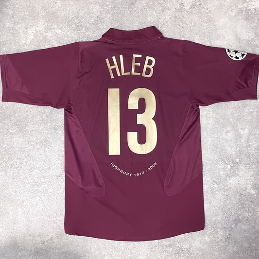【正規品2005-2006 NIKE Arsenal home HLEB #13 Last Highbury】