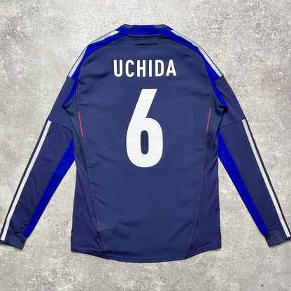 【正規選手支給品2012-2013 adidas JAPAN L/S home UCHIDA #6】
