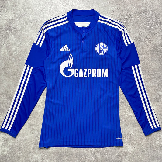 【正規選手支給品2014-2016 adidas Schalke home L/S】