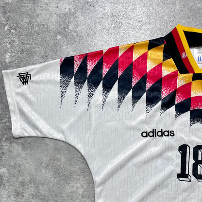 【正規品1994-1996 adidas Germany home KLINSMANN #18】