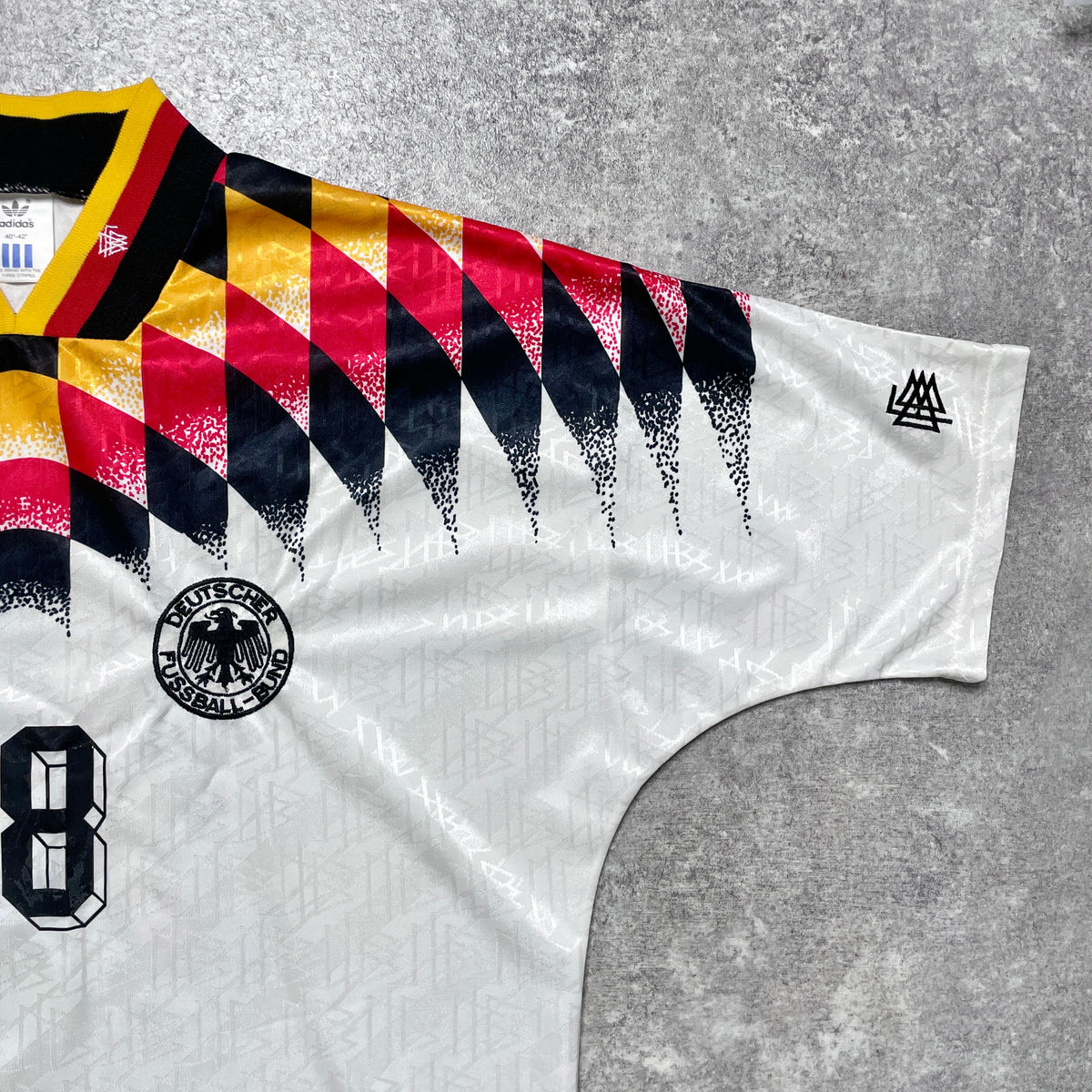 【正規品1994-1996 adidas Germany home KLINSMANN #18】