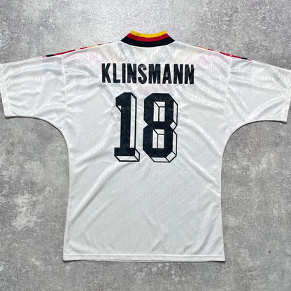 【正規品1994-1996 adidas Germany home KLINSMANN #18】