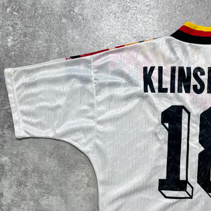 【正規品1994-1996 adidas Germany home KLINSMANN #18】