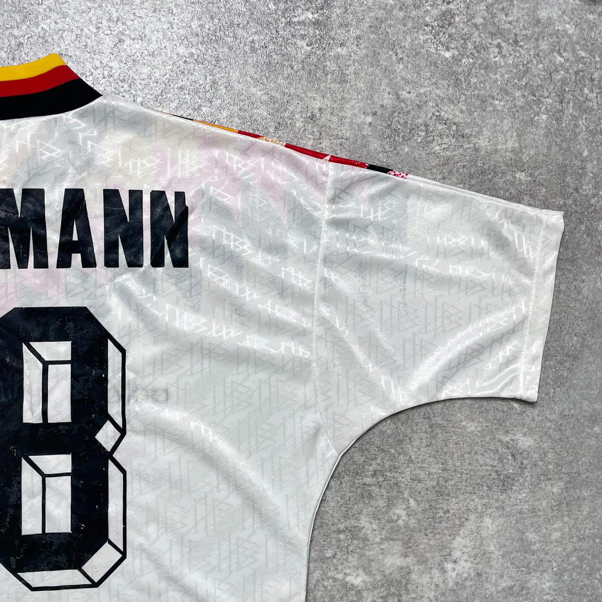 【正規品1994-1996 adidas Germany home KLINSMANN #18】