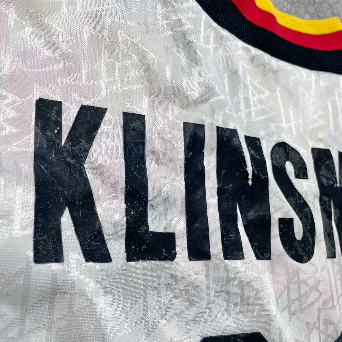 【正規品1994-1996 adidas Germany home KLINSMANN #18】