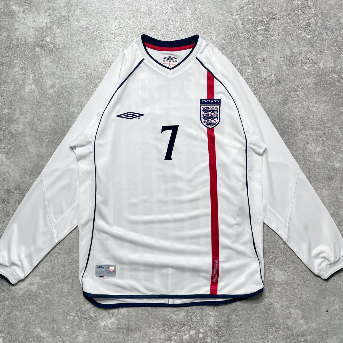 【正規品2001-2003 UMBRO England L/S Beckham #7】