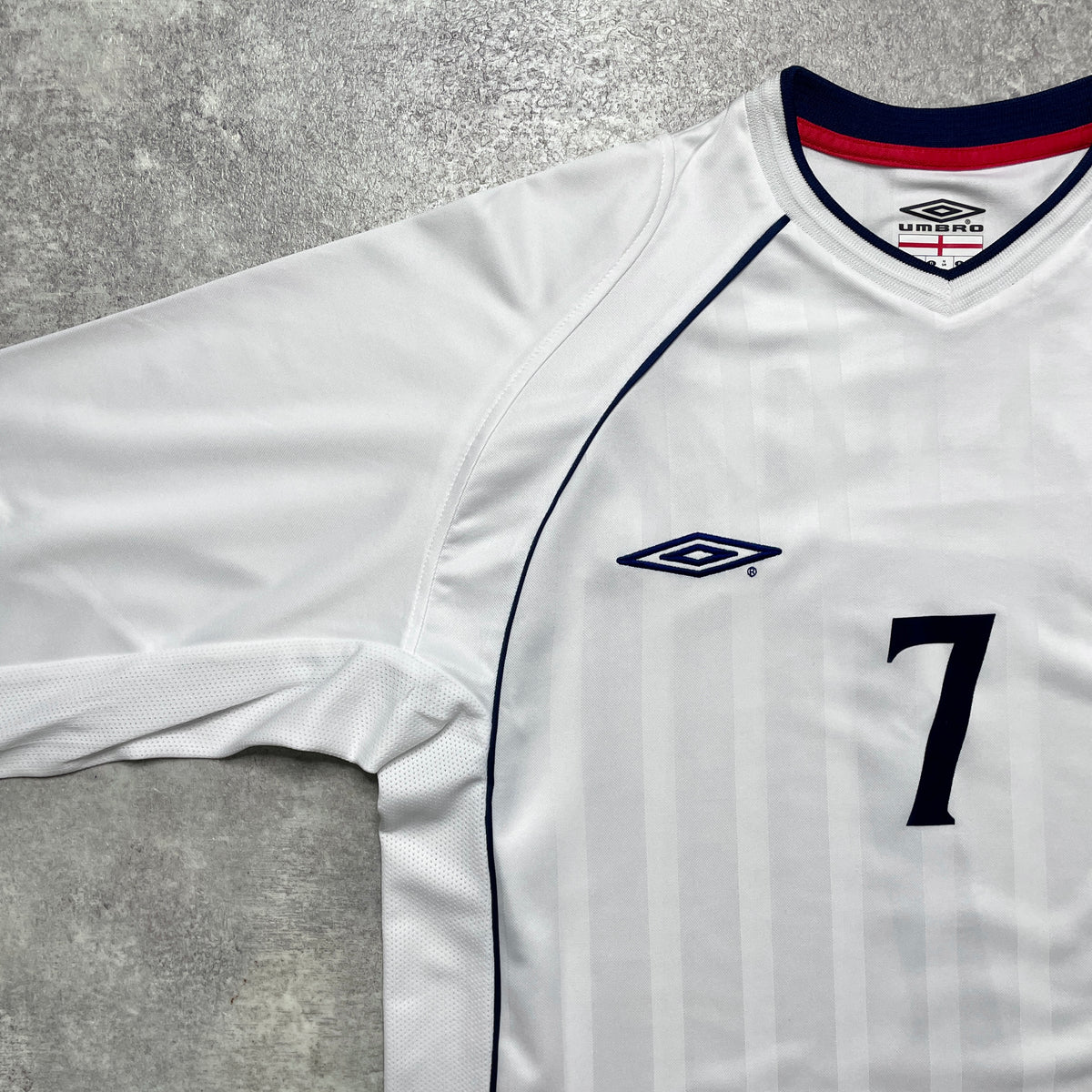 【正規品2001-2003 UMBRO England L/S Beckham #7】