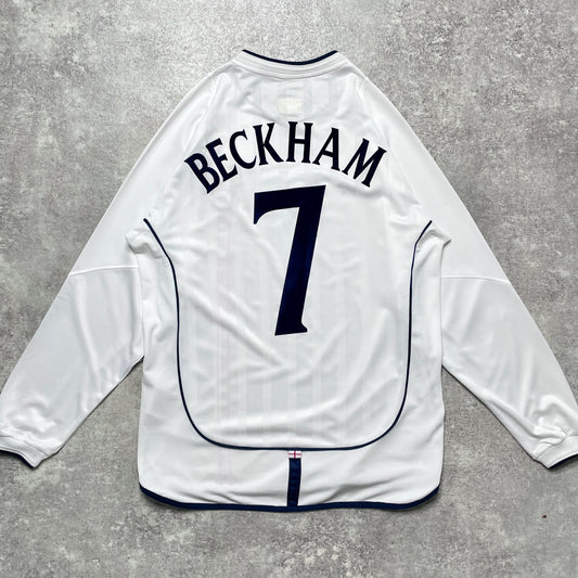 【正規品2001-2003 UMBRO England L/S Beckham #7】