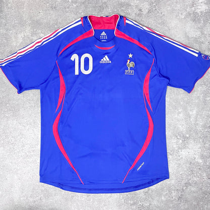 【正規品2006-2007 adidas France home ZIDANE #10】