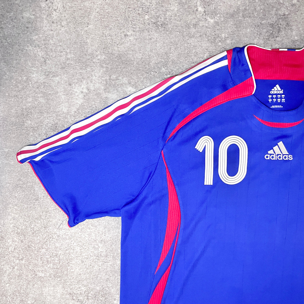 【正規品2006-2007 adidas France home ZIDANE #10】