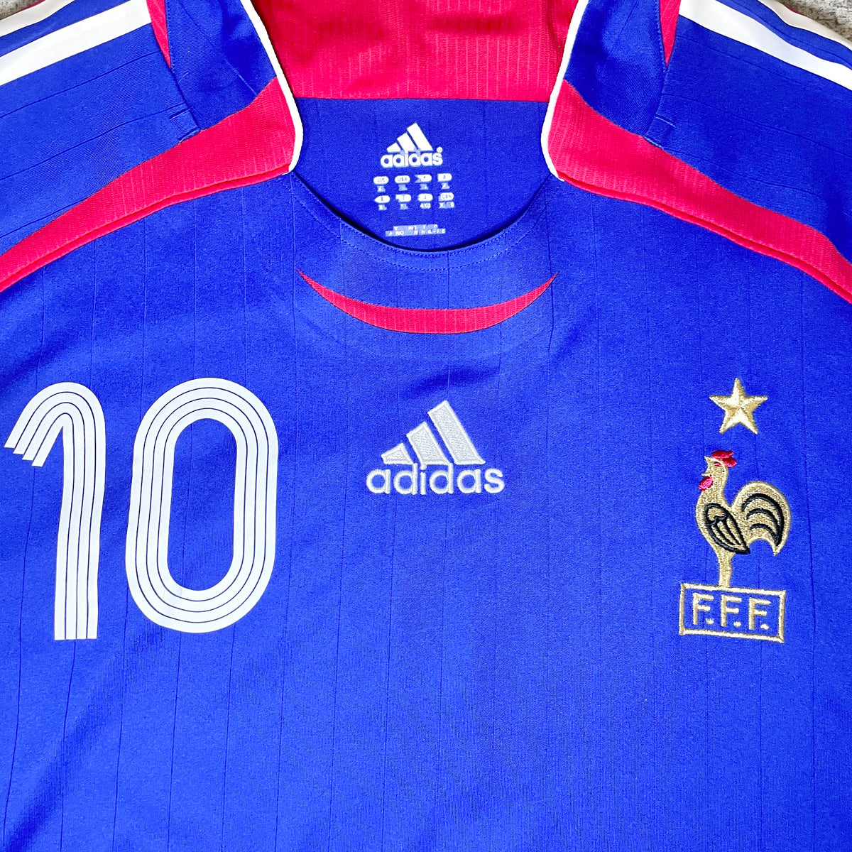 【正規品2006-2007 adidas France home ZIDANE #10】