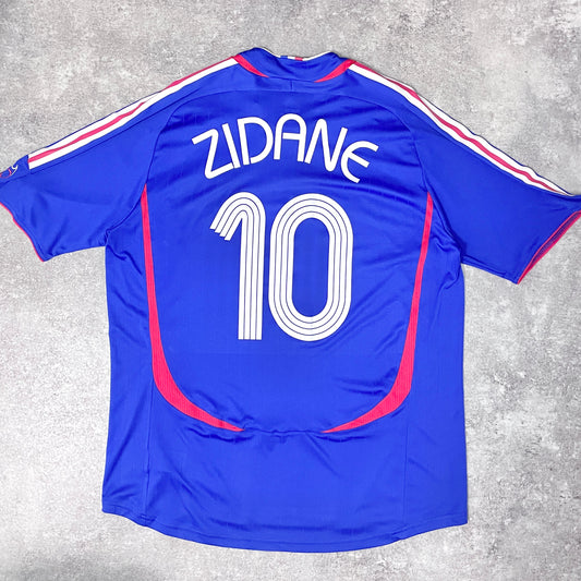 【正規品2006-2007 adidas France home ZIDANE #10】