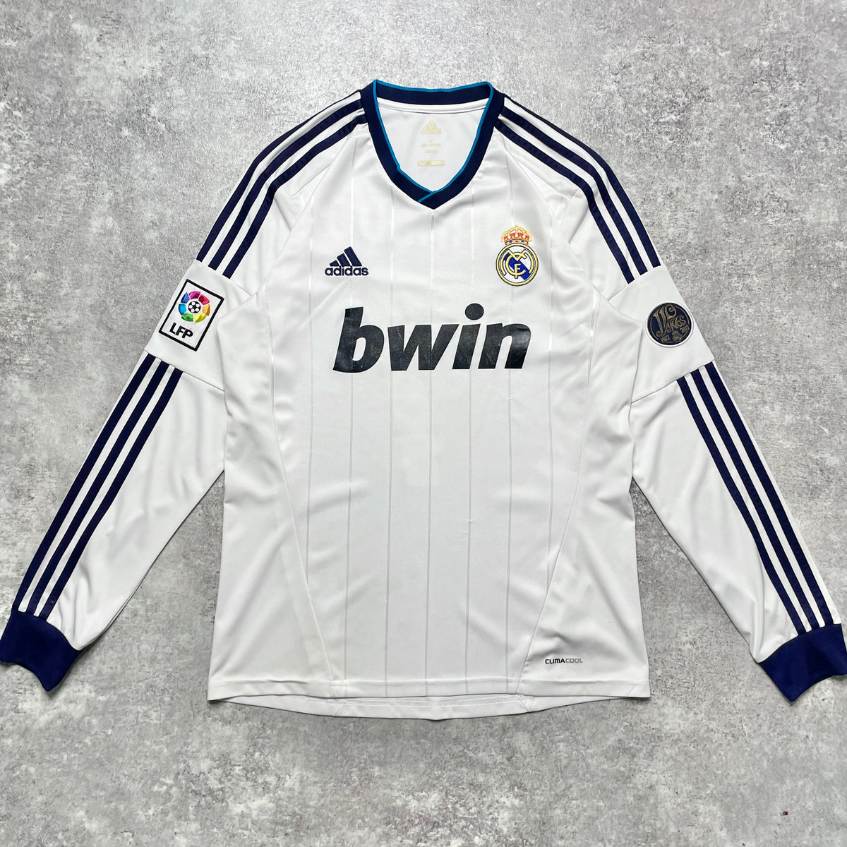 【正規品2012-2013 adidas Real Madrid L/S home 110th Ronaldo #7】