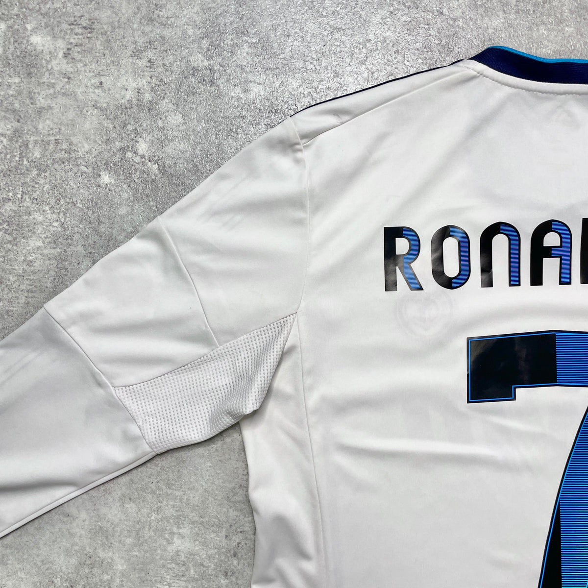 【正規品2012-2013 adidas Real Madrid L/S home 110th Ronaldo #7】