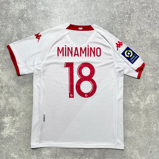 【正規品2022-2023 Kappa AS Monaco home MINAMINO #18】