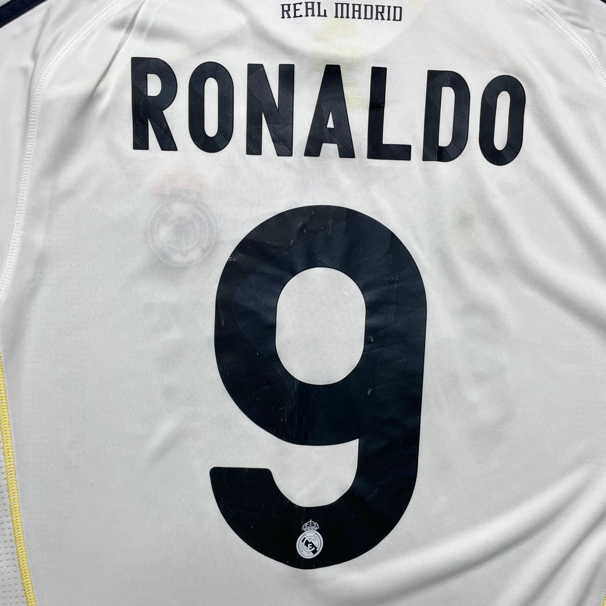 【正規品2009-2010 adidas Real Madrid home RONALDO #9】