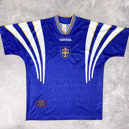 【正規品1996-1998 adidas Sweden away shirt】