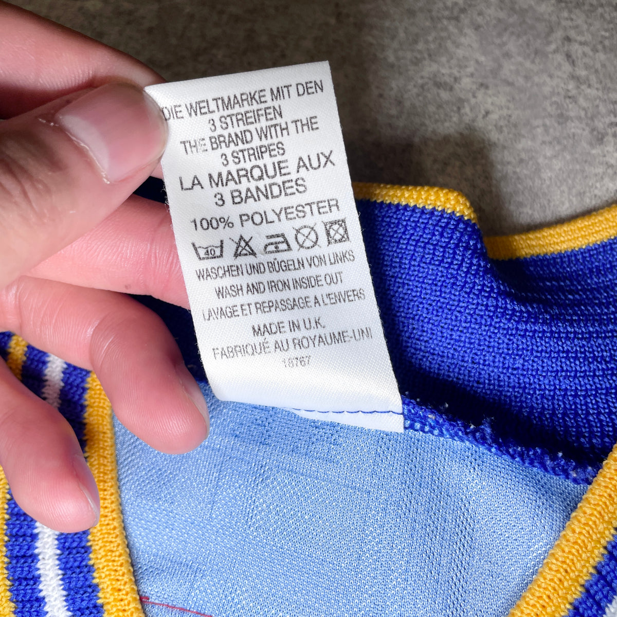 【正規品1996-1998 adidas Sweden away shirt】