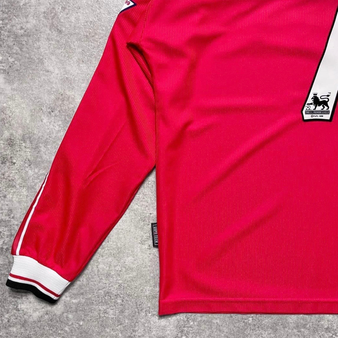 【正規品1998-2000 Umbro Manchester United home L/S BECKHAM #7】