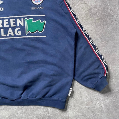 【正規品1996-1998 UMBRO England Green Flag sweat】