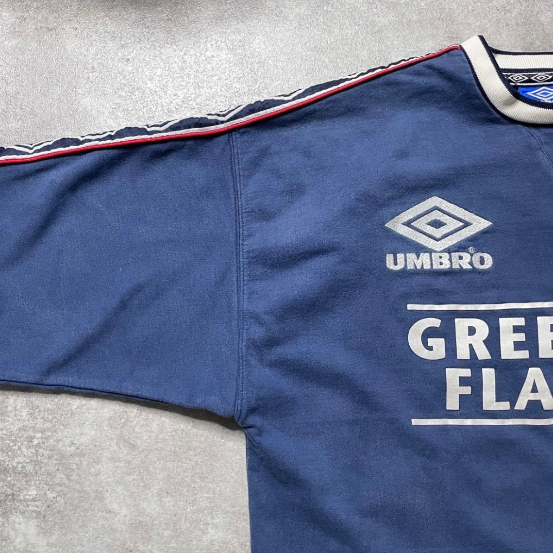 【正規品1996-1998 UMBRO England Green Flag sweat】