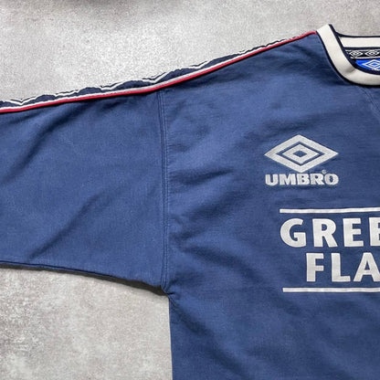 【正規品1996-1998 UMBRO England Green Flag sweat】