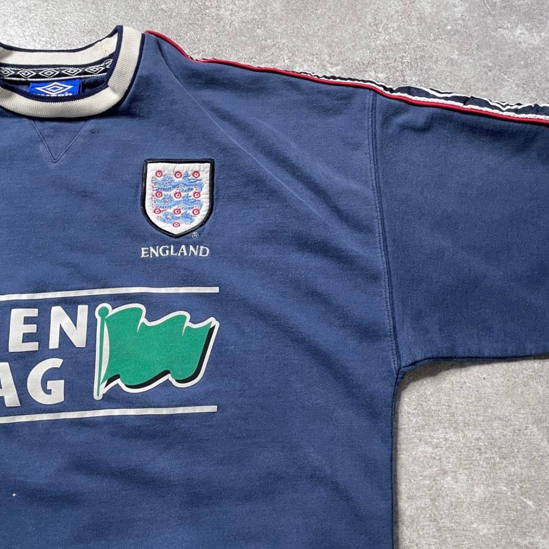 【正規品1996-1998 UMBRO England Green Flag sweat】