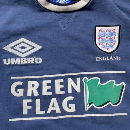 【正規品1996-1998 UMBRO England Green Flag sweat】