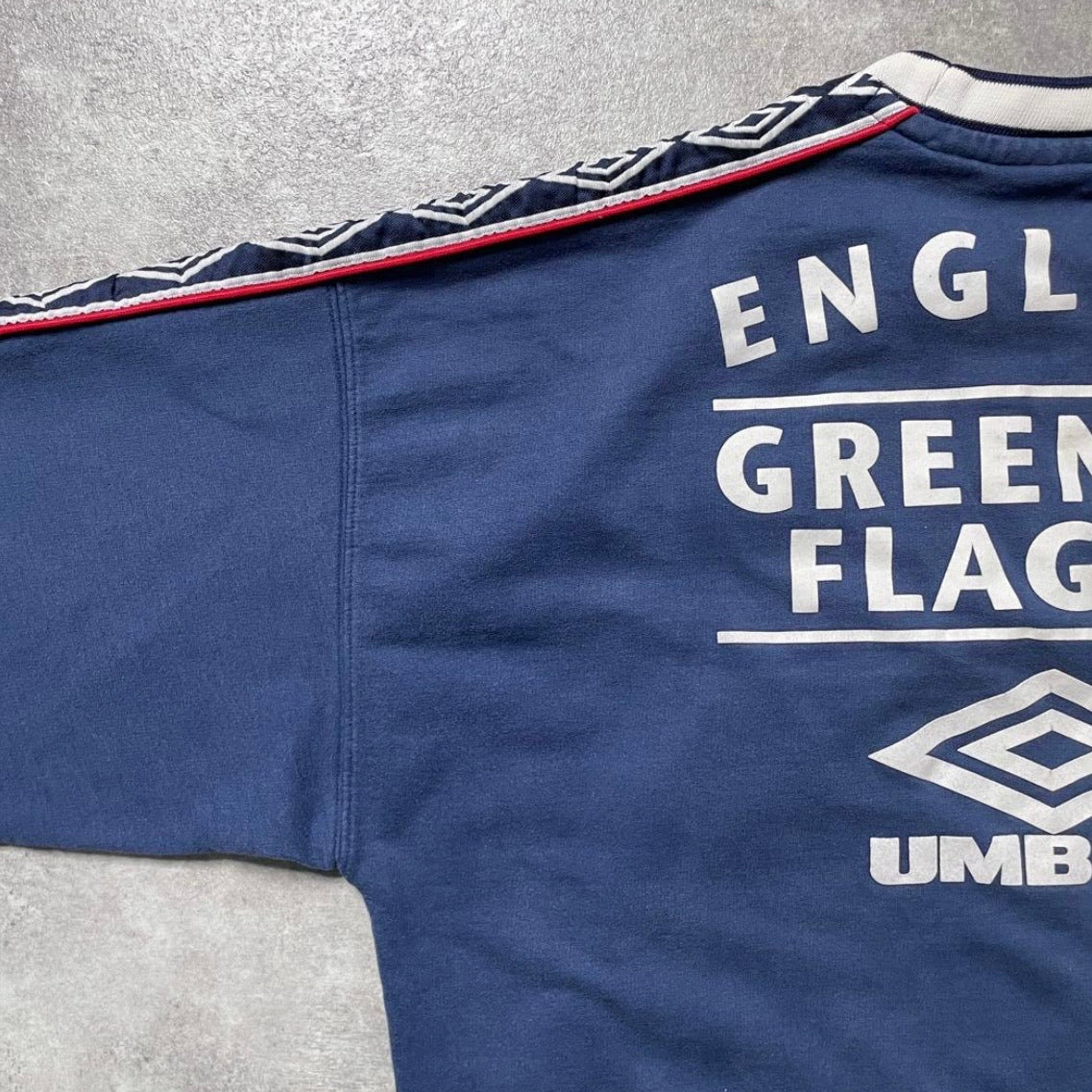 【正規品1996-1998 UMBRO England Green Flag sweat】