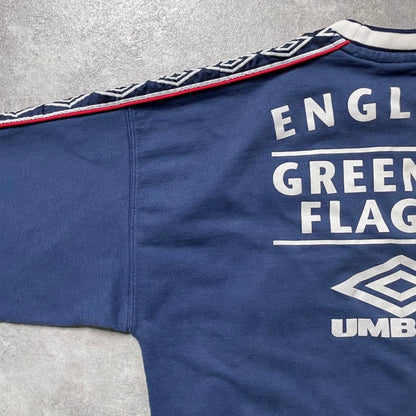 【正規品1996-1998 UMBRO England Green Flag sweat】