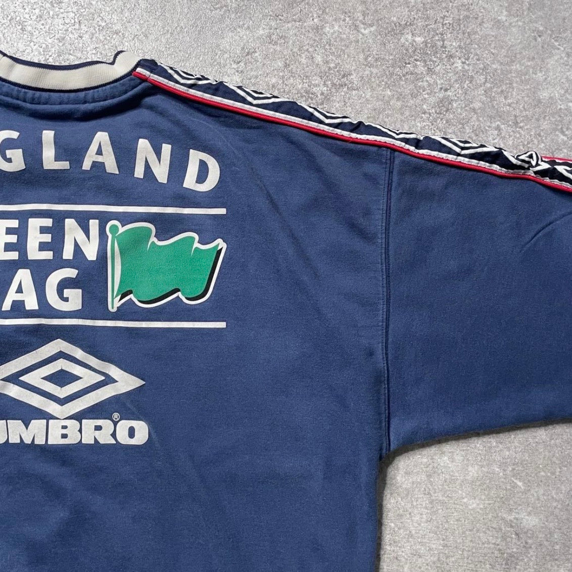 【正規品1996-1998 UMBRO England Green Flag sweat】