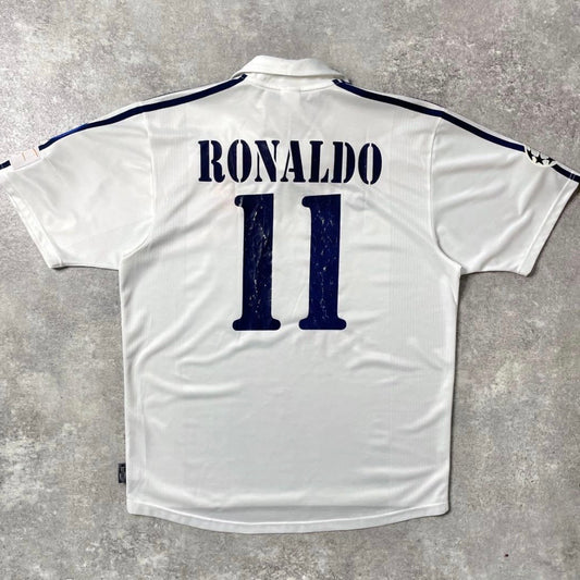 【正規品2002-2003 adidas Real Madrid home RONALDO#11】
