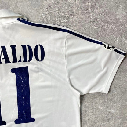 【正規品2002-2003 adidas Real Madrid home RONALDO#11】