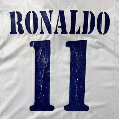 【正規品2002-2003 adidas Real Madrid home RONALDO#11】