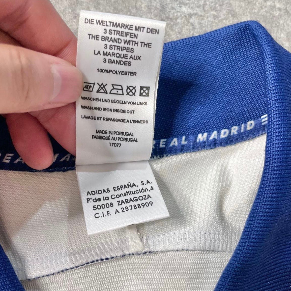 【正規品1999-2000 adidas Real Madrid home RAUL #7】