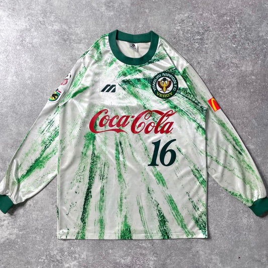 【正規品1993-1994 MIZUNO Verdy 川崎 away L/S #16】