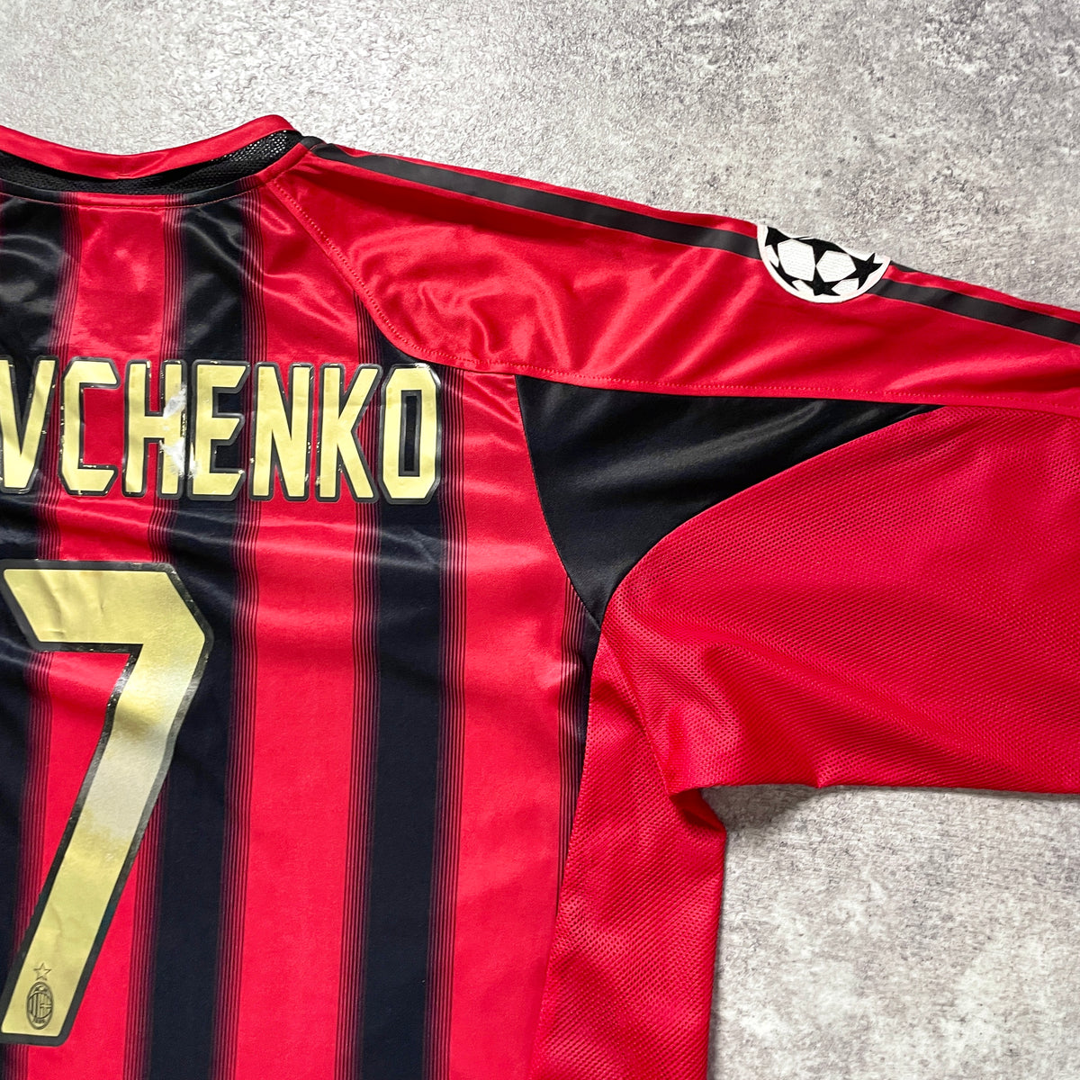 【正規品2004-2005 adidas AC Milan home L/S SHEVCHENKO #7】