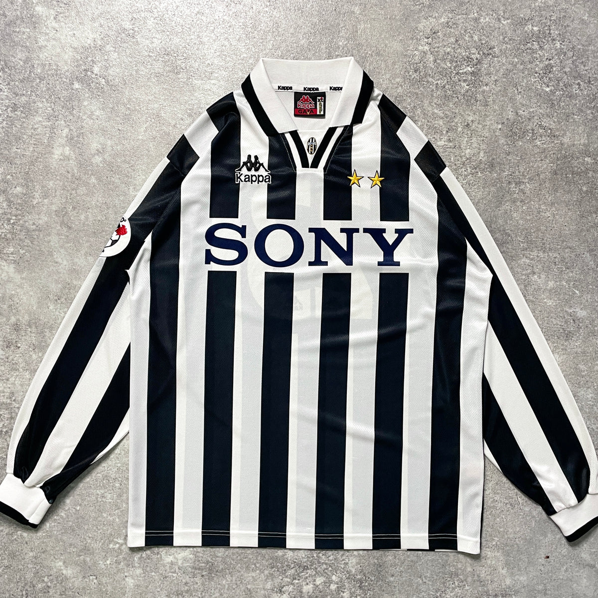 【正規選手支給品1996-1997 Kappa Juventus home L/S #23】