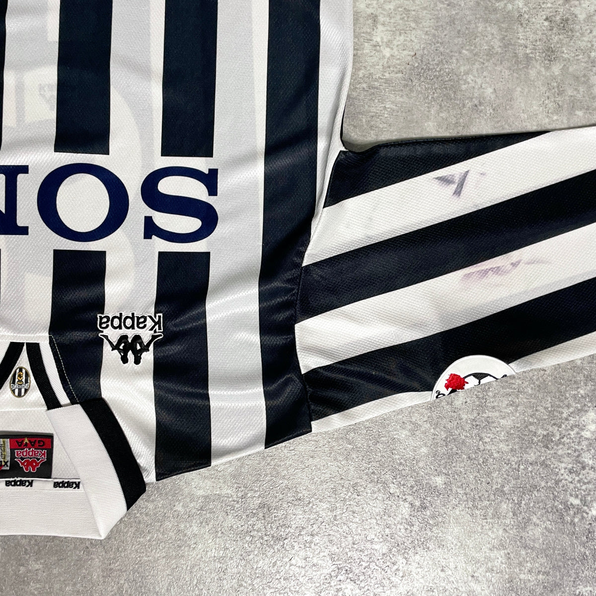 【正規選手支給品1996-1997 Kappa Juventus home L/S #23】